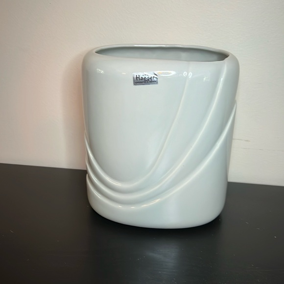 Vintage 1984 Royal Haeger Light Grey Waterfall Vase 4360 - Picture 1 of 5